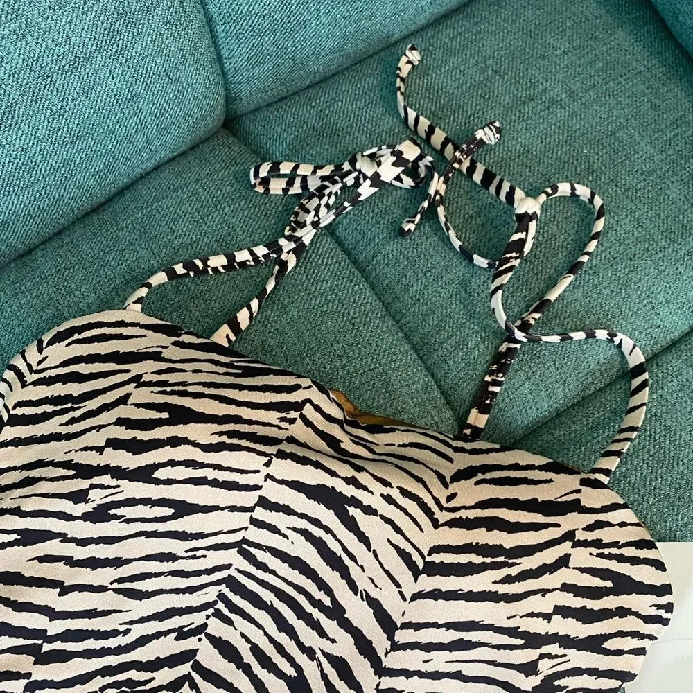 WET Swimwear | Seychelles-Grecia One Piece Swimsuit in Zebra | Swimsuit | NWT